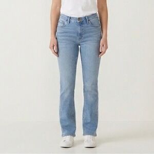 Lee Bootcut Jeans Womens 14 Med Blue Legendary Style Mid Rise Heritage Fade NWT